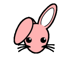 Bunny Rabbit Sticker by Yes Media