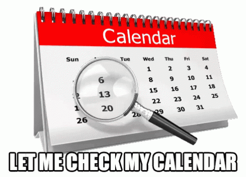 Calendar GIF by memecandy