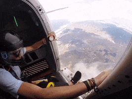 parachute skydiving GIF by Sport Decouverte