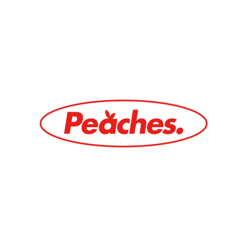Peaches. One Universe Sticker