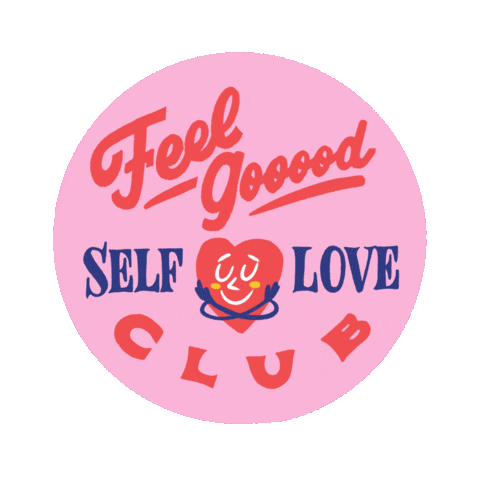 Feel Good Hug Sticker by Saori Kasai