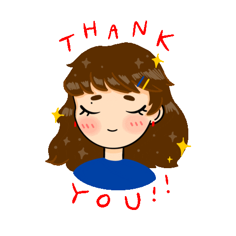 Lotusbun Thank You Sticker