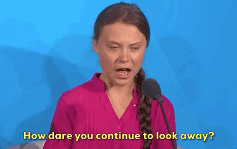  climate crisis greta thunberg un climate action summit GIF