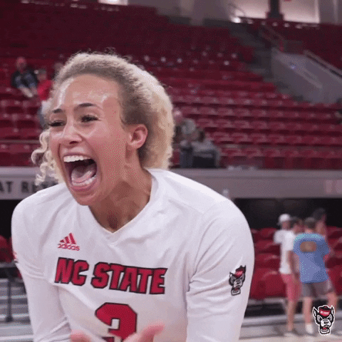 Celebration Win GIF by NC State Athletics