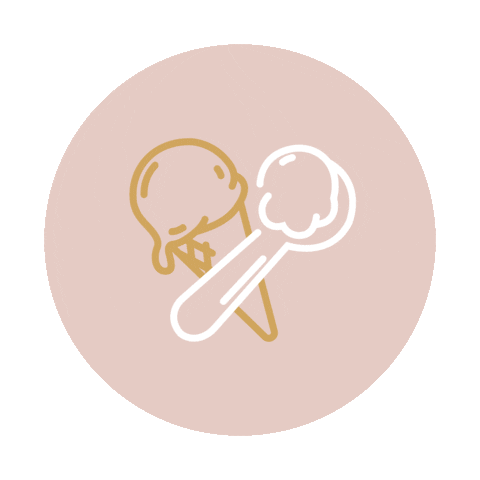 Ampersand Ice Cream Sticker