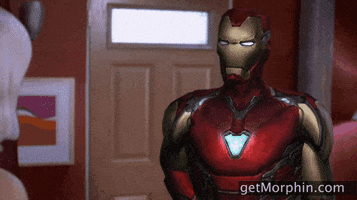Iron Man Flirt GIF by Morphin