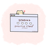 Cute Cat Positive Vibes GIF