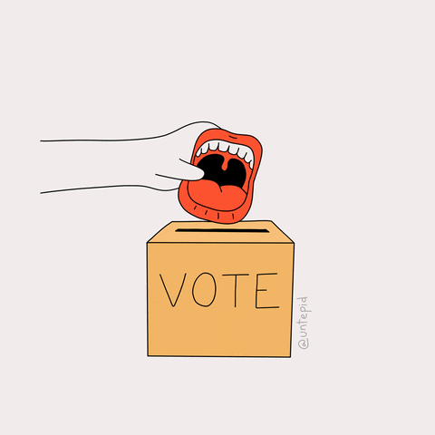 Voting Turn Up GIF by Untepid