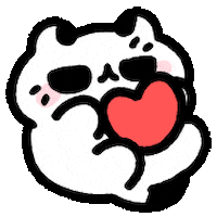 Cat Love Sticker by MYAOWL