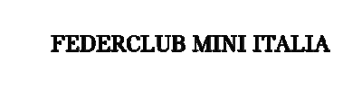 federclubmini Sticker