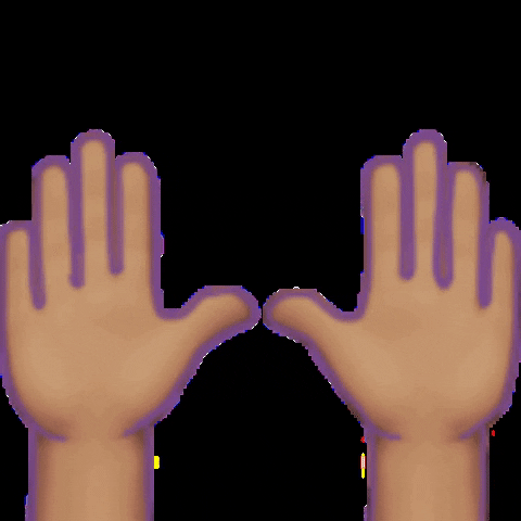 highfivegroup purple hands highfive handsup GIF