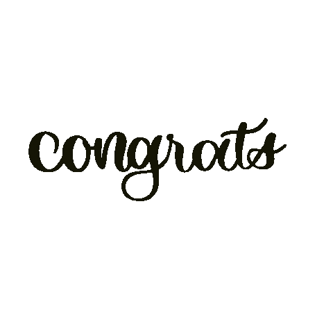 Congrats Congratulations Sticker