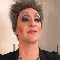 drag queen eyelashes GIF by Dory Ladrag