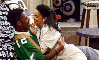 A Different World Kiss GIF