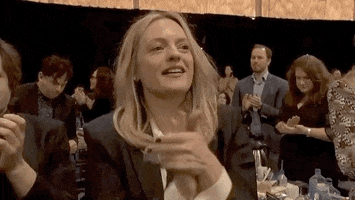 Elisabeth Moss Clapping GIF by Film Independent Spirit Awards