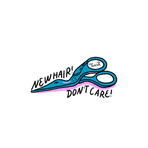 Beauty Hair Sticker by clairvrn