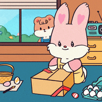 Happy Easter Bunny GIF by Muffin & Nuts