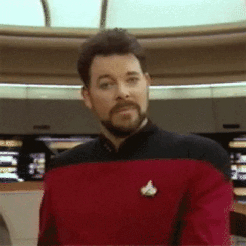 Will Riker Guilty GIF