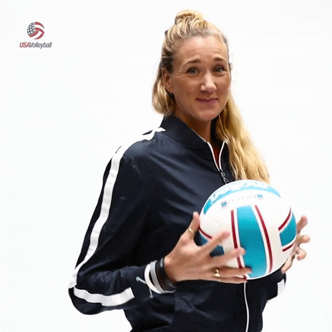 Happy Lets Go GIF by USA Volleyball