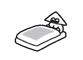 Sleep Bed Sticker by error403