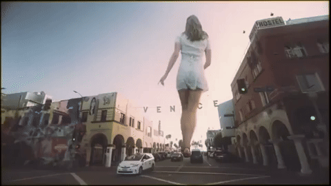 What would you do if you suddenly grew to be as tall as a highrise building