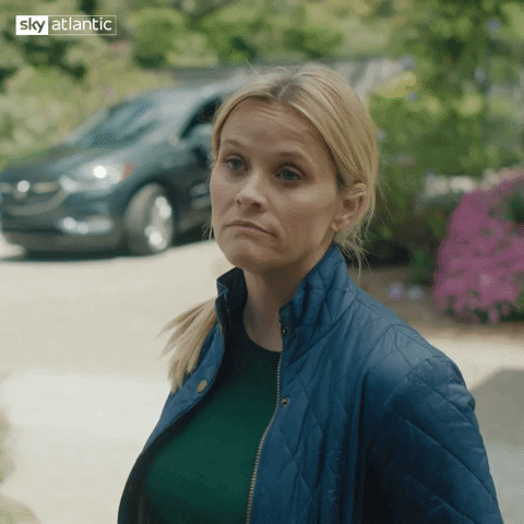 Reese Witherspoon Shrug GIF by Sky