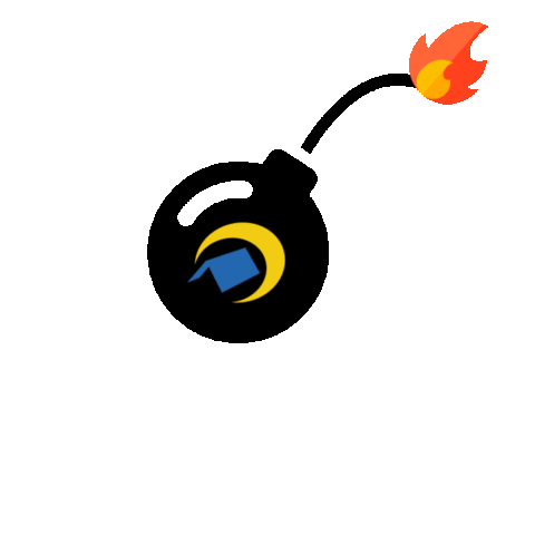 Bomb Pommi Sticker by Kattotutka