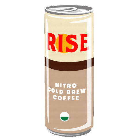 Nitro Coldbrew Sticker by RISE Brewing Co.