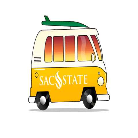Summer Vacation Sticker by Sacramento State