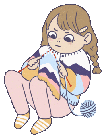 Sweater Knitting Sticker by Laura Dalgaard Knit