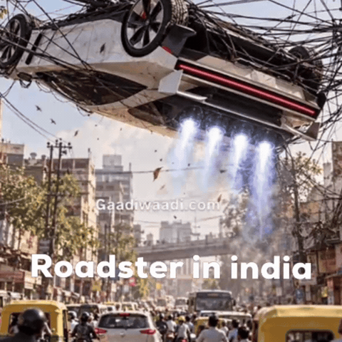 Tesla Roadster GIF