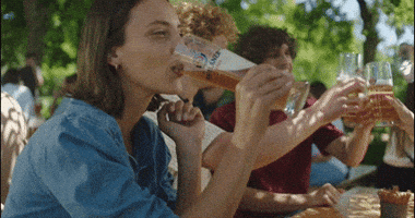 Wheat Beer Cheers GIF by Paulaner