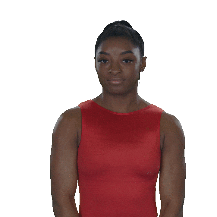 Simone Biles Thumbs Up Sticker by Versus On Watch