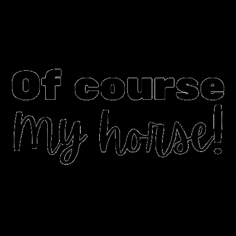 Horsepositivity GIF