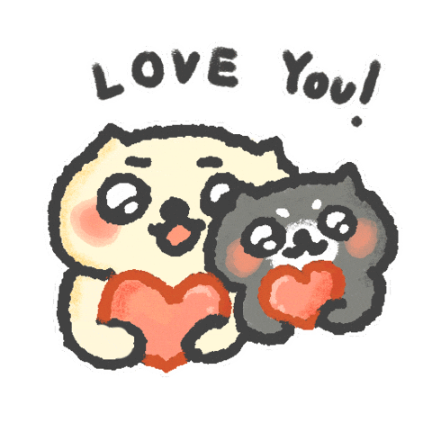 I Love You Kiss Sticker