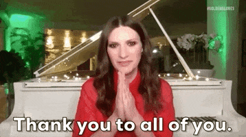 Thanks Thank You All GIF by Golden Globes