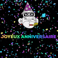 French Anniversaire GIF by Zhot Shop