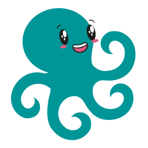 Octopus Sticker by BioBabyNet