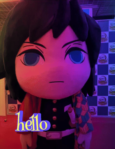 Demon Slayer Hello GIF