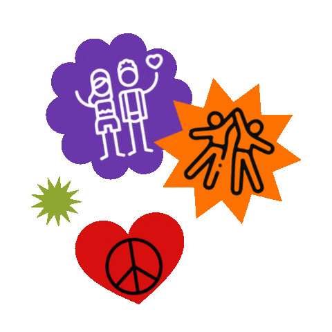 Peace Love Sticker by Indorelawan