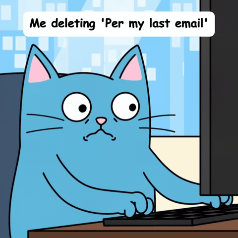 Blue Cat Nopecat GIF