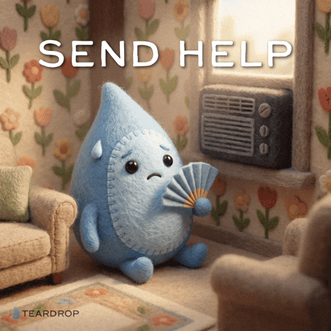 Heat Wave Help GIF by Teardrop
