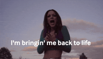 You Do You Back To Life GIF by Nathalie Miranda