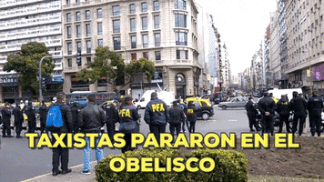 martind uber corte obelisco taxistas GIF