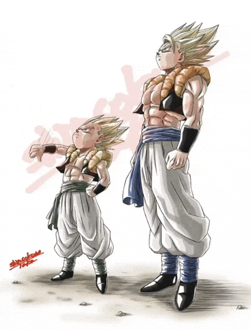 Dragon Ball Z Gogeta And Gotenks GIF