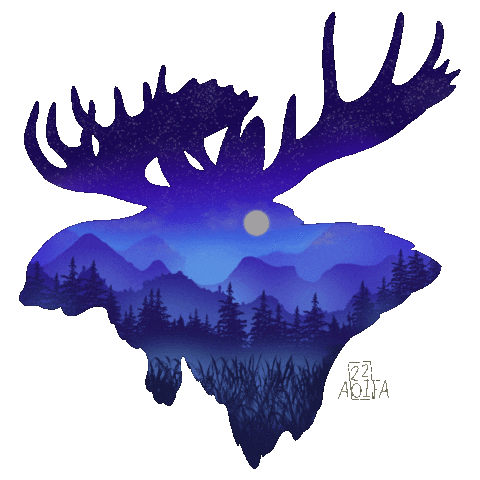 Deer Sticker