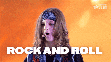 Rock And Roll Reaction GIF by Italia's Got Talent