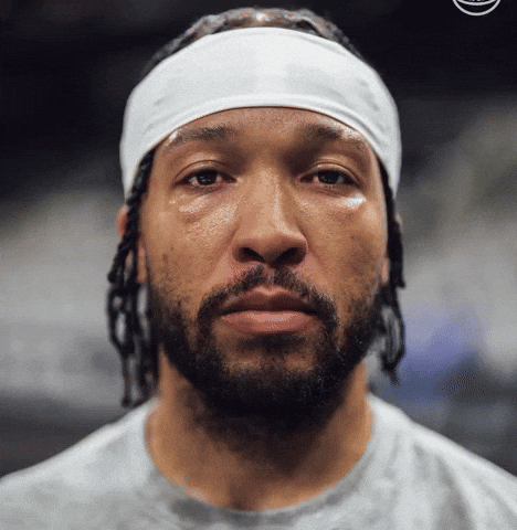 Serious Jalen Brunson GIF