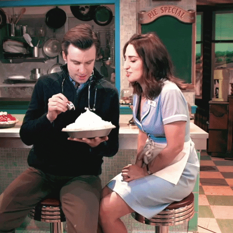 Baking Whipped Cream GIF by Waitress The Musical