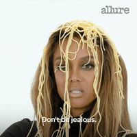 pasta tyra GIF by Allure